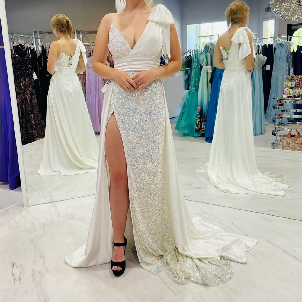 Ashley Lauren Gown and Overskirt